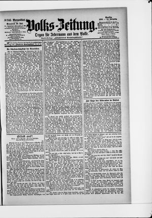 Volks-Zeitung on Jul 25, 1896
