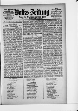 Volks-Zeitung on Jul 25, 1896