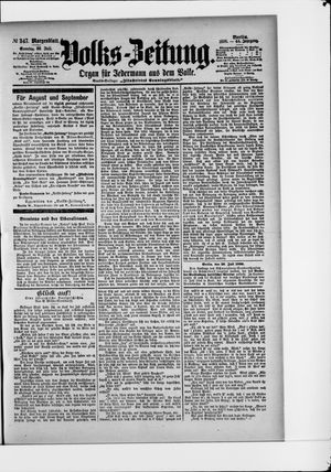 Volks-Zeitung vom 26.07.1896