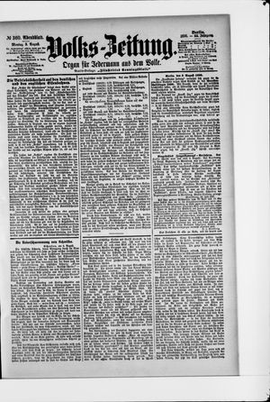 Volks-Zeitung vom 03.08.1896