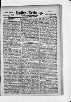 Volks-Zeitung vom 08.08.1896