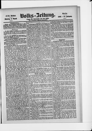 Volks-Zeitung vom 09.08.1896