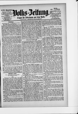Volks-Zeitung on Aug 11, 1896