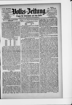 Volks-Zeitung on Aug 11, 1896