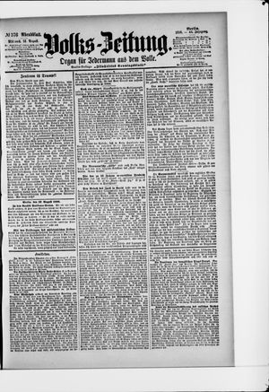 Volks-Zeitung vom 12.08.1896