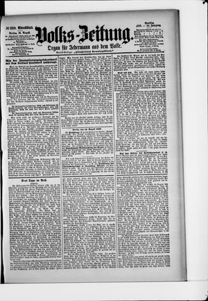 Volks-Zeitung vom 14.08.1896