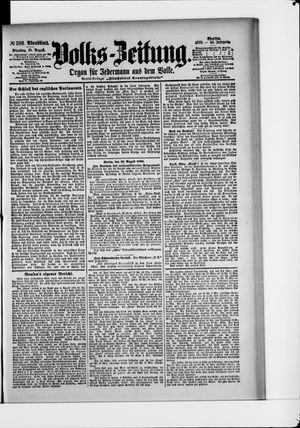 Volks-Zeitung vom 18.08.1896