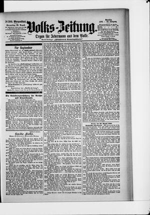 Volks-Zeitung vom 20.08.1896