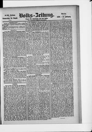 Volks-Zeitung vom 20.08.1896