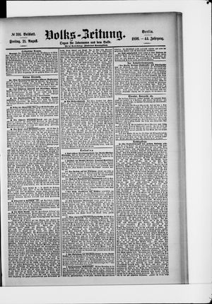 Volks-Zeitung vom 21.08.1896