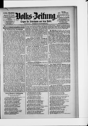 Volks-Zeitung on Aug 22, 1896