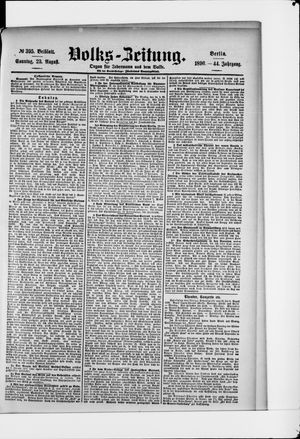 Volks-Zeitung vom 23.08.1896
