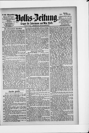 Volks-Zeitung vom 26.08.1896