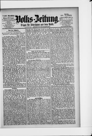 Volks-Zeitung vom 26.08.1896