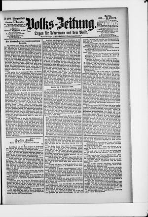 Volks-Zeitung vom 01.09.1896