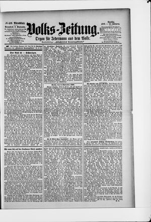 Volks-Zeitung on Sep 5, 1896