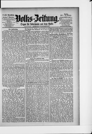 Volks-Zeitung vom 08.09.1896