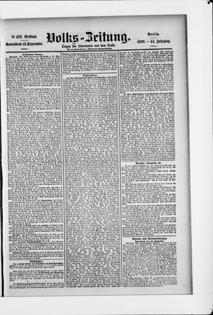 Volks-Zeitung vom 12.09.1896