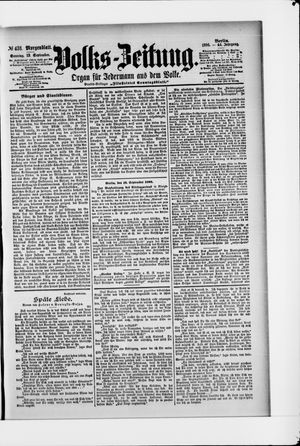 Volks-Zeitung vom 13.09.1896