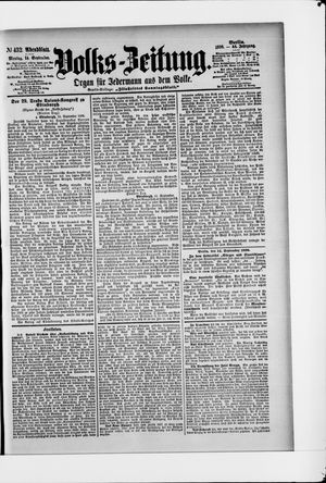 Volks-Zeitung on Sep 14, 1896