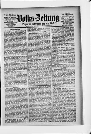 Volks-Zeitung vom 16.09.1896