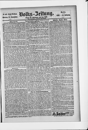 Volks-Zeitung vom 20.09.1896