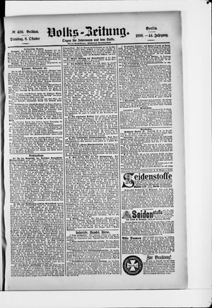 Volks-Zeitung vom 06.10.1896