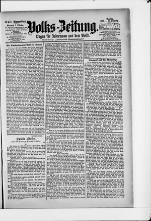 Volks-Zeitung vom 07.10.1896