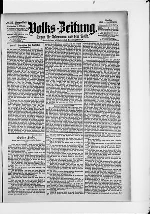 Volks-Zeitung vom 08.10.1896