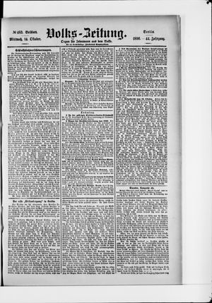 Volks-Zeitung vom 14.10.1896
