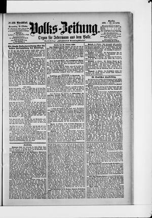 Volks-Zeitung vom 15.10.1896