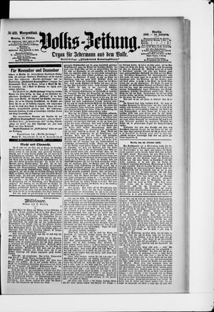 Volks-Zeitung vom 18.10.1896