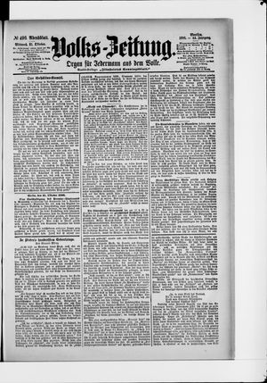 Volks-Zeitung vom 21.10.1896