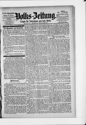 Volks-Zeitung vom 27.10.1896