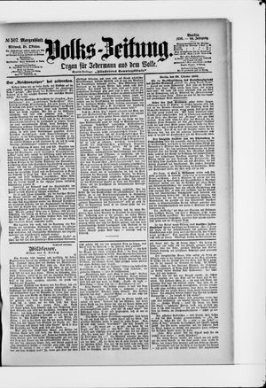 Volks-Zeitung on Oct 28, 1896