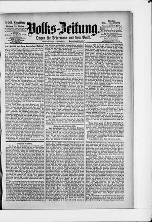 Volks-Zeitung on Oct 28, 1896