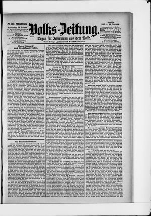 Volks-Zeitung on Oct 29, 1896