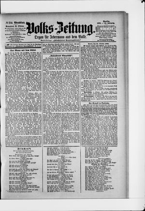 Volks-Zeitung vom 31.10.1896