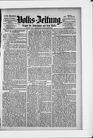 Volks-Zeitung vom 03.11.1896