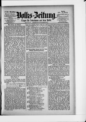 Volks-Zeitung vom 04.11.1896