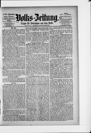 Volks-Zeitung vom 06.11.1896