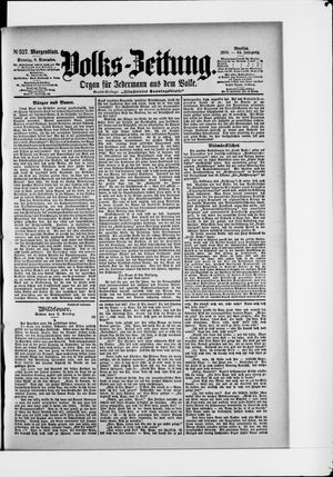 Volks-Zeitung vom 08.11.1896