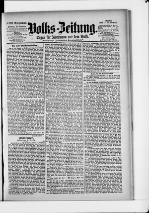 Volks-Zeitung vom 10.11.1896