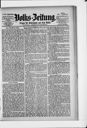 Volks-Zeitung vom 10.11.1896
