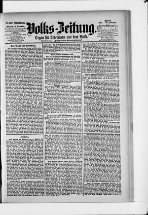 Volks-Zeitung vom 11.11.1896