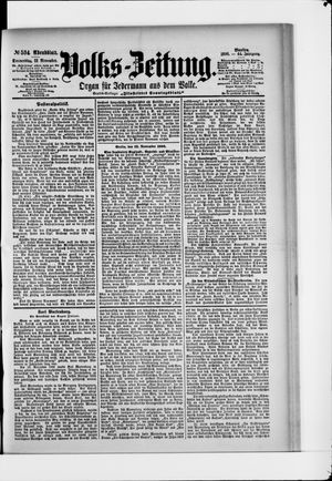 Volks-Zeitung vom 12.11.1896