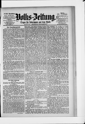 Volks-Zeitung vom 13.11.1896