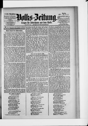 Volks-Zeitung vom 14.11.1896