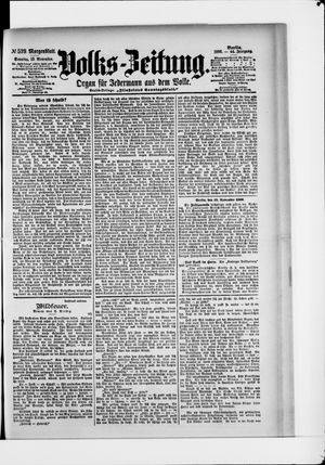 Volks-Zeitung vom 15.11.1896
