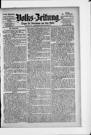 Volks-Zeitung vom 20.11.1896